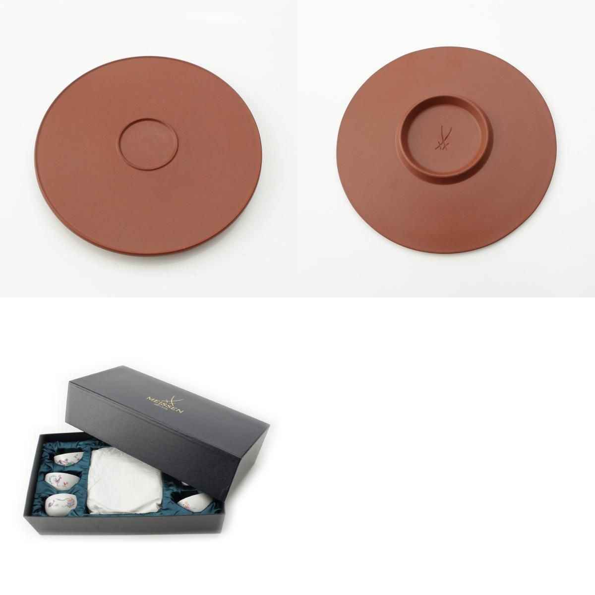 まとめ売り マイセン Arabian Nigthts アラビアンナイト 磁器 茶器 湯呑 ソーサー 6客セット 食器 ホワイト 創造的な