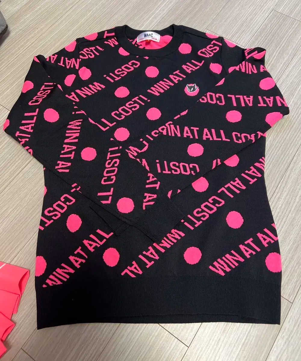 Waac ゴルフウェア セット WAAC ダイヤ柄ゴルフウェア セットアップ