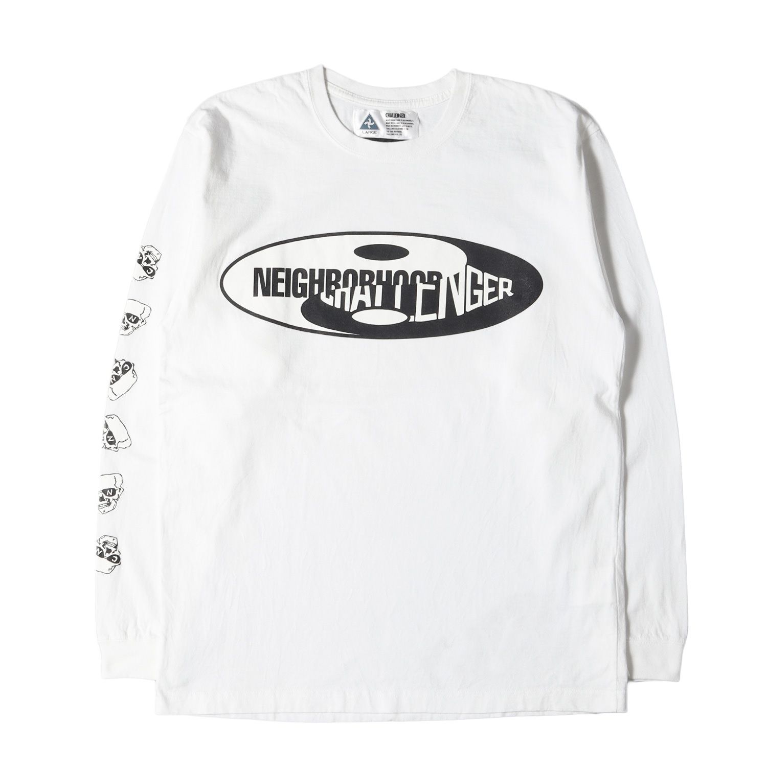 challenger Gary YAMAMOTO チャレンジャー ロンT 白 L CHALLENGER / xGary YAMAMOTO L/S BAITS TEE -White-