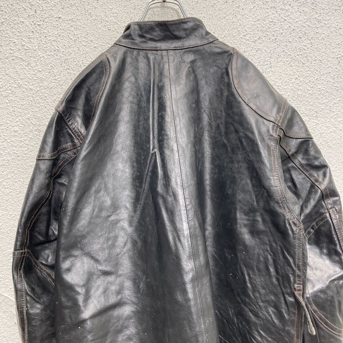 BELSTAFF レザー ジャケット M ブラック 本革 ベルスタッフ 