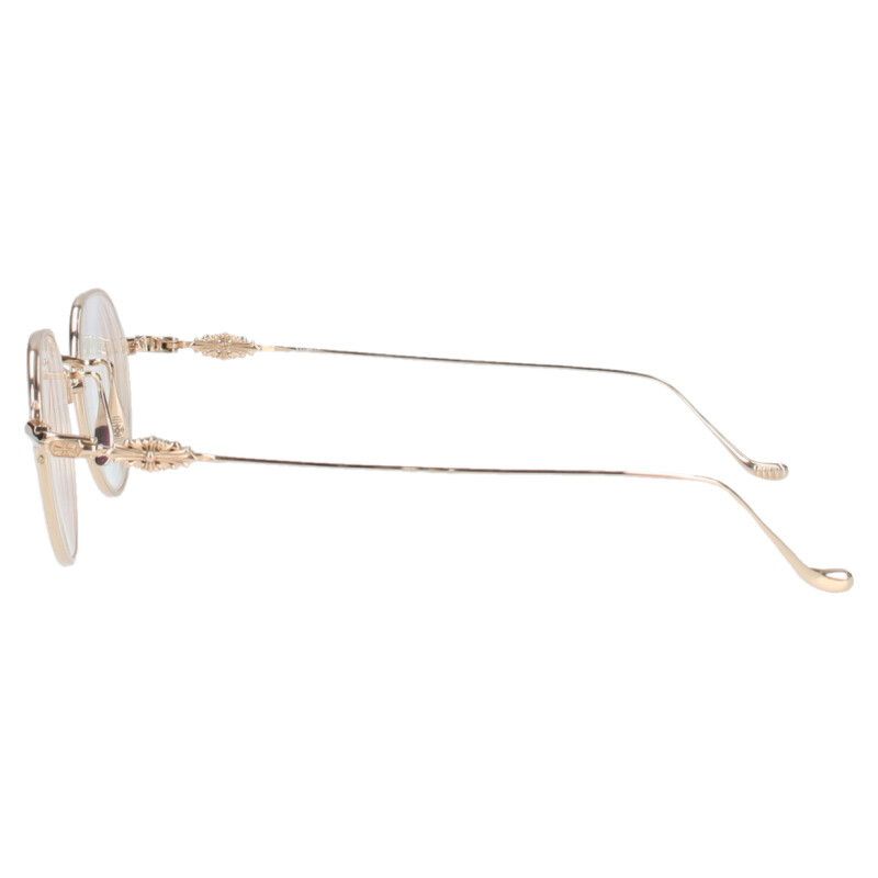 クロムハーツ VAGIDICTORIAN フローラルテンプル眼鏡 メンズ クロム  