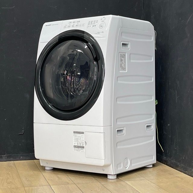 616 SHARP 乾燥付き 洗濯機 8/4.5kg 小型 家庭用 ガラストップ sharp