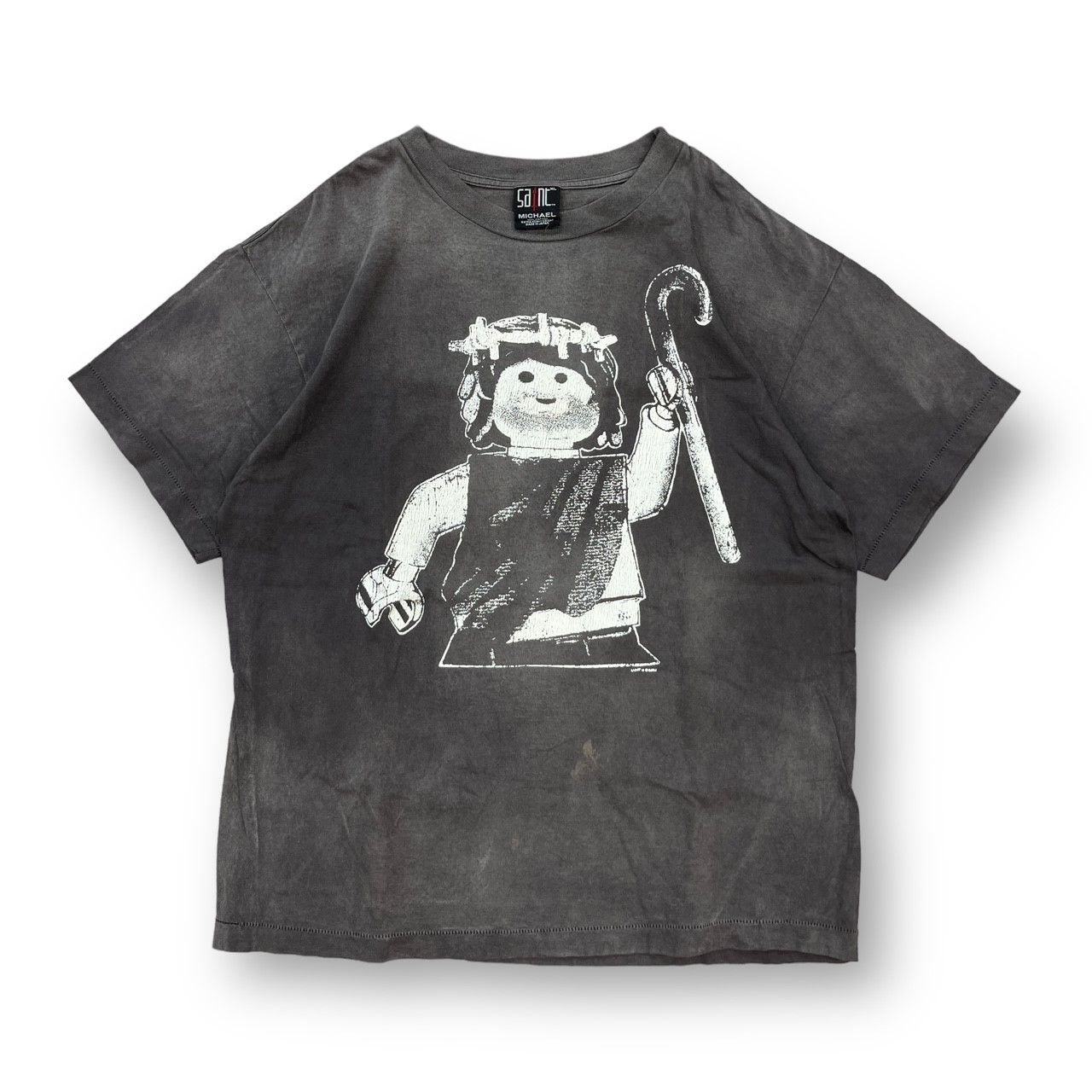 SAINTMICHAEL T-SHIRT BLOCK / BLK XL