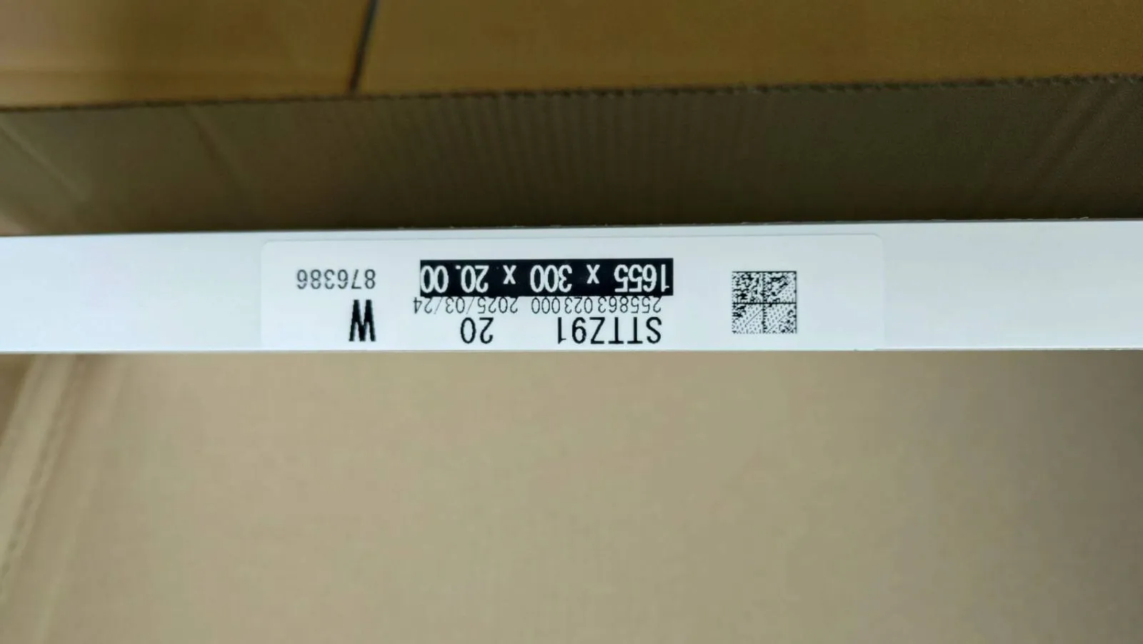 本 材料・資材 ウッドワン 1655mm×300mm×20mm STTZ91-20-W 棚板 化粧板 木材