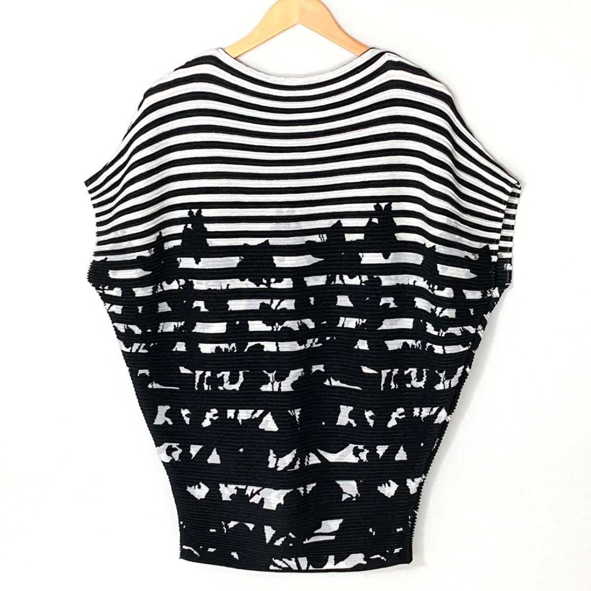 SPECCHIO スペッチオ 半袖 カットソー 431-564-47 ブラック サイズ 40 レディース