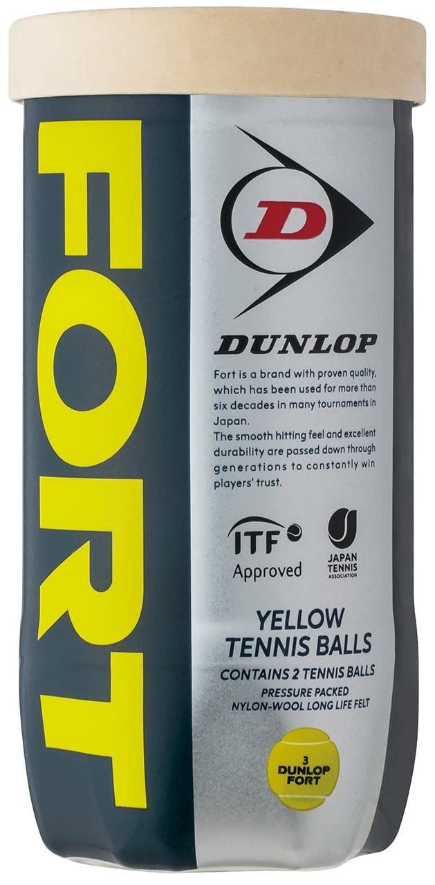 Style 2球入×30缶 60球 _PatternName 新モデル DUNLOP ダンロップ 硬式テニスボールFORT フォート プレッシャーライズド テニスボール2球入×30ボトル 60球 DFFYL2CS60 イエロー