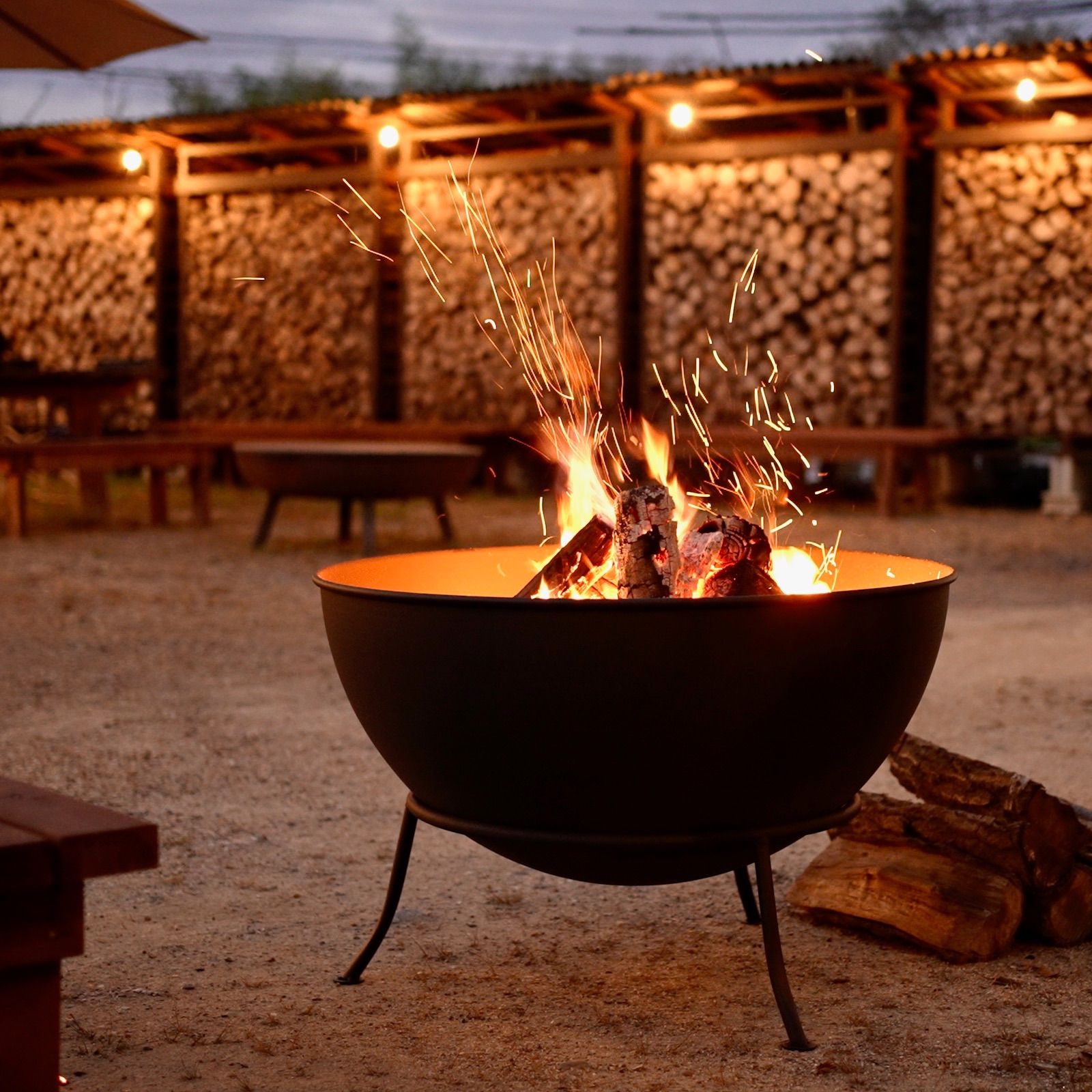 MAX90％オフ。 Fire Pit BOWL ファイヤーピット ボウル 焚火台 81cm トップス