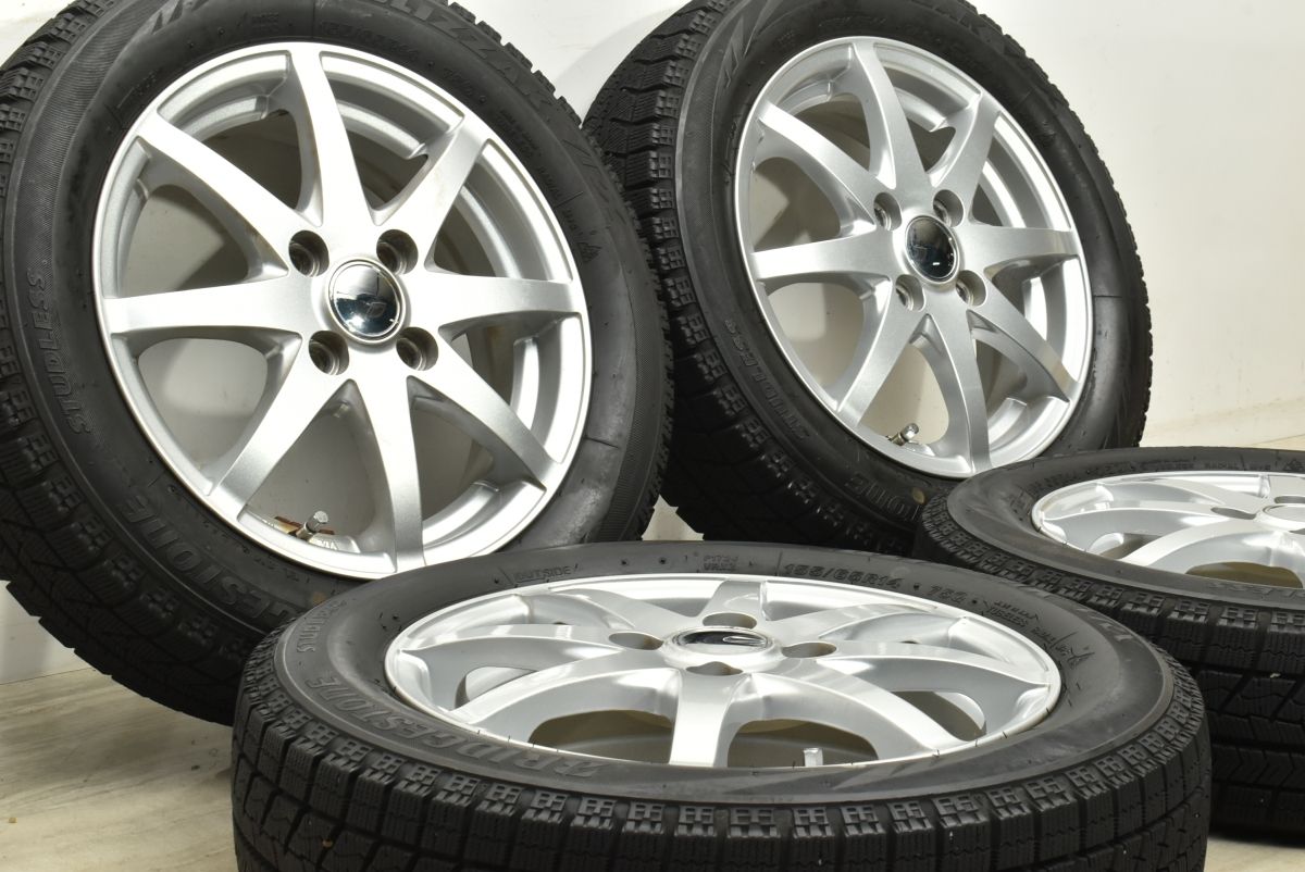 軽自動車サイズ ラポルタ 14in 4.5J 45 PCD100 ブリヂストン ブリザック VRX 155 65R14 N-BOX N-ONE ワゴンR アルト タント ムーブ