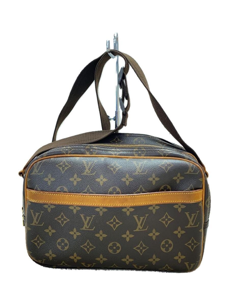 LOUIS VUITTON リポーターPM_モノグラム・キャンバス_BRW PVC ブラウン - メルカリ