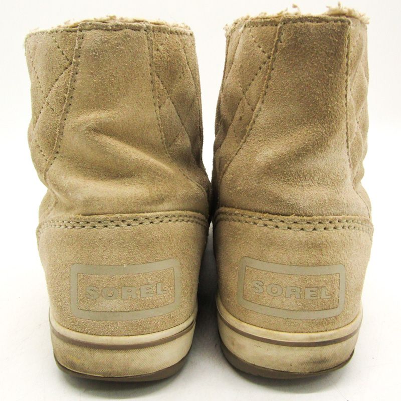 SOREL ムートンブーツ ベージュ 中古・古着通販】SOREL (ソレル) スノーブーツ ベージュ サイズ