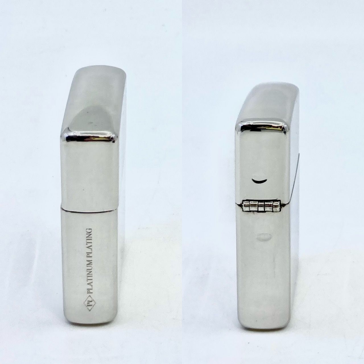 美品 ZIPPO ジッポ ライター オイルライター 2022年製 プラチナ