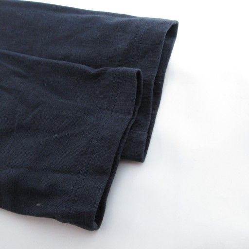  モンクレール MONCLER 22 AW Tシャツ カットソー 長袖 ロゴ 紺 ネイビー 14 A 164 cm Tシャツ トップス