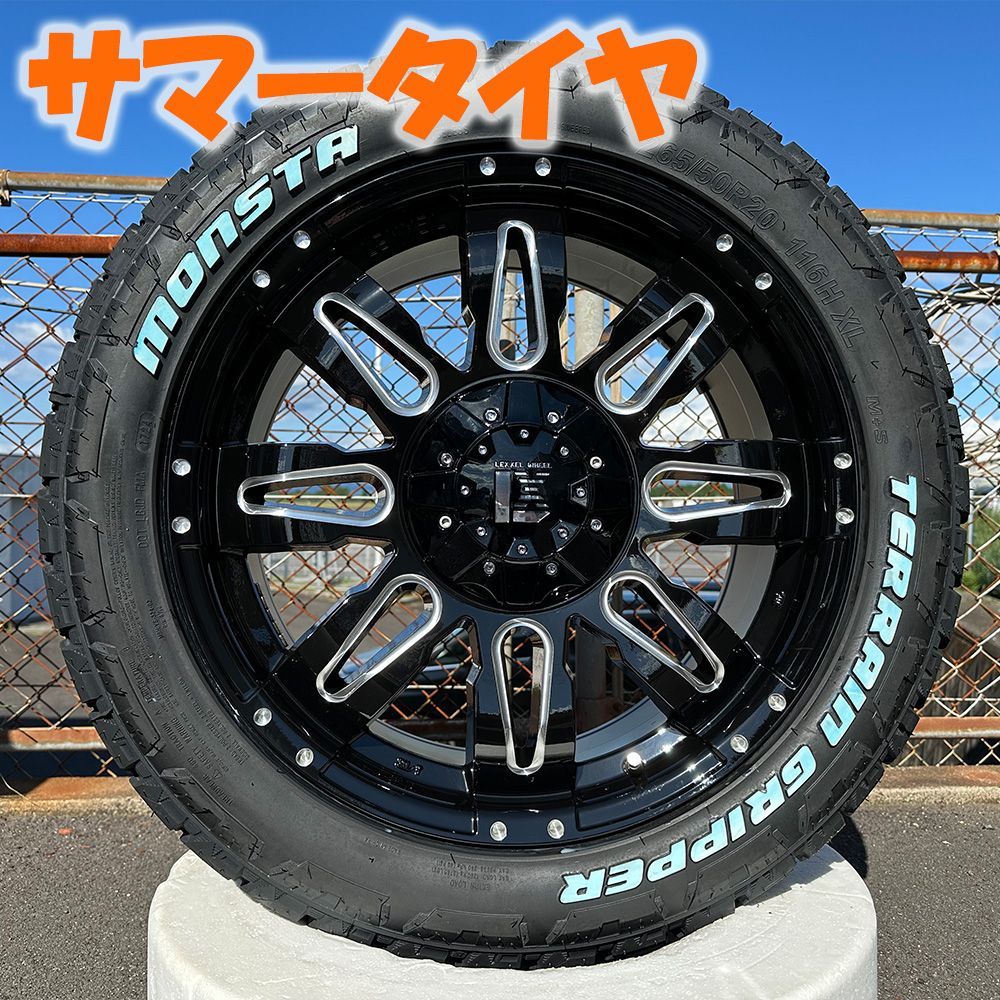 新品】ラングラー JL/JK 夏タイヤ ホイール 20インチ MONSTA TERRAIN