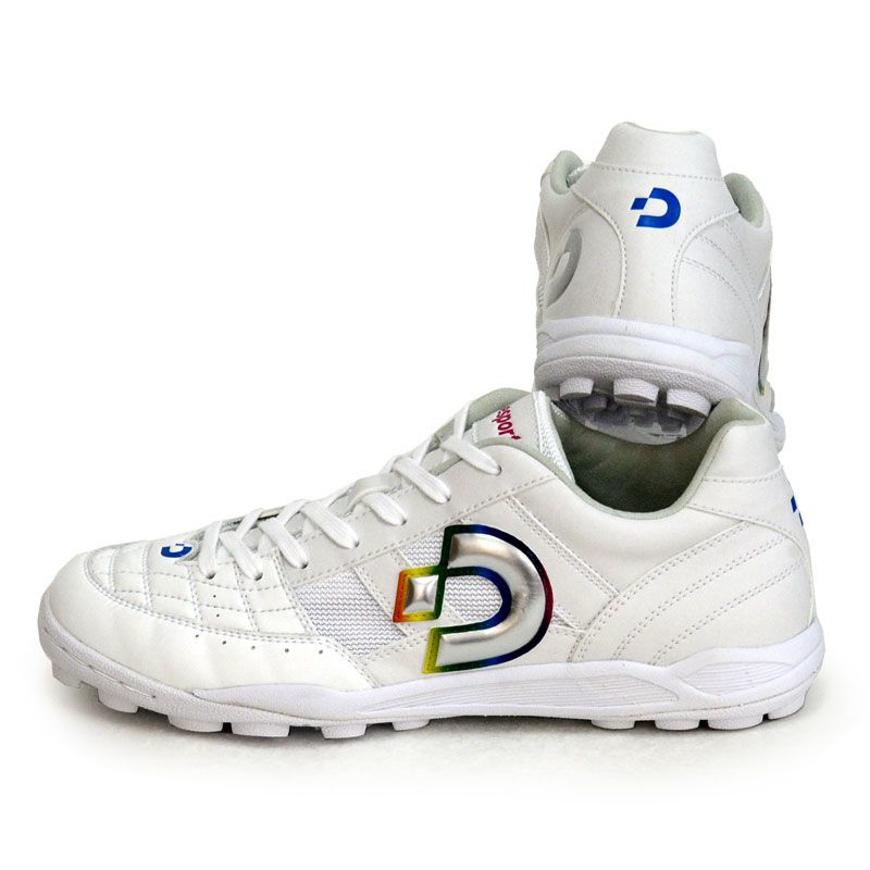 デスポルチ Desporte リオ LL TF フットサルトレーニングシューズ 24FW DS2144PW×M-SIL 24.0cm