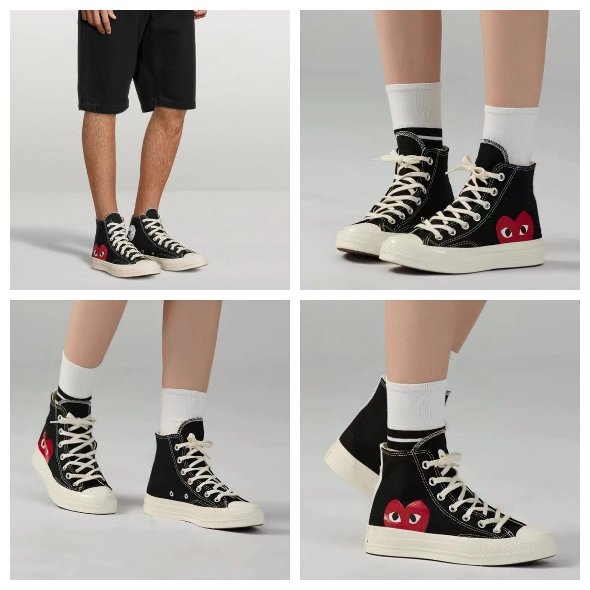 CDG×CONVERSE チャックテイラーオールスター70 Highブラック