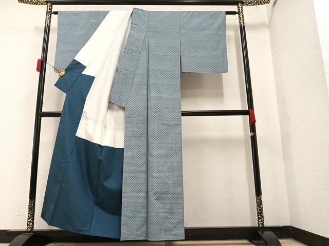 平和屋着物●上質な紬　井桁絣　正絹　逸品　AABH6802ph 平和屋着物○上質な紬 井桁絣 正絹 逸品 未使用 AAAY5948ph - メルカリ