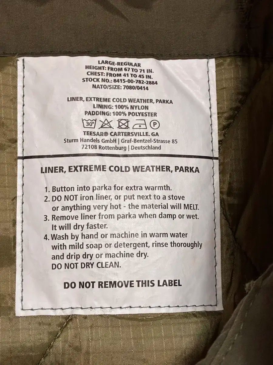 M65フィッシュテールパーカ