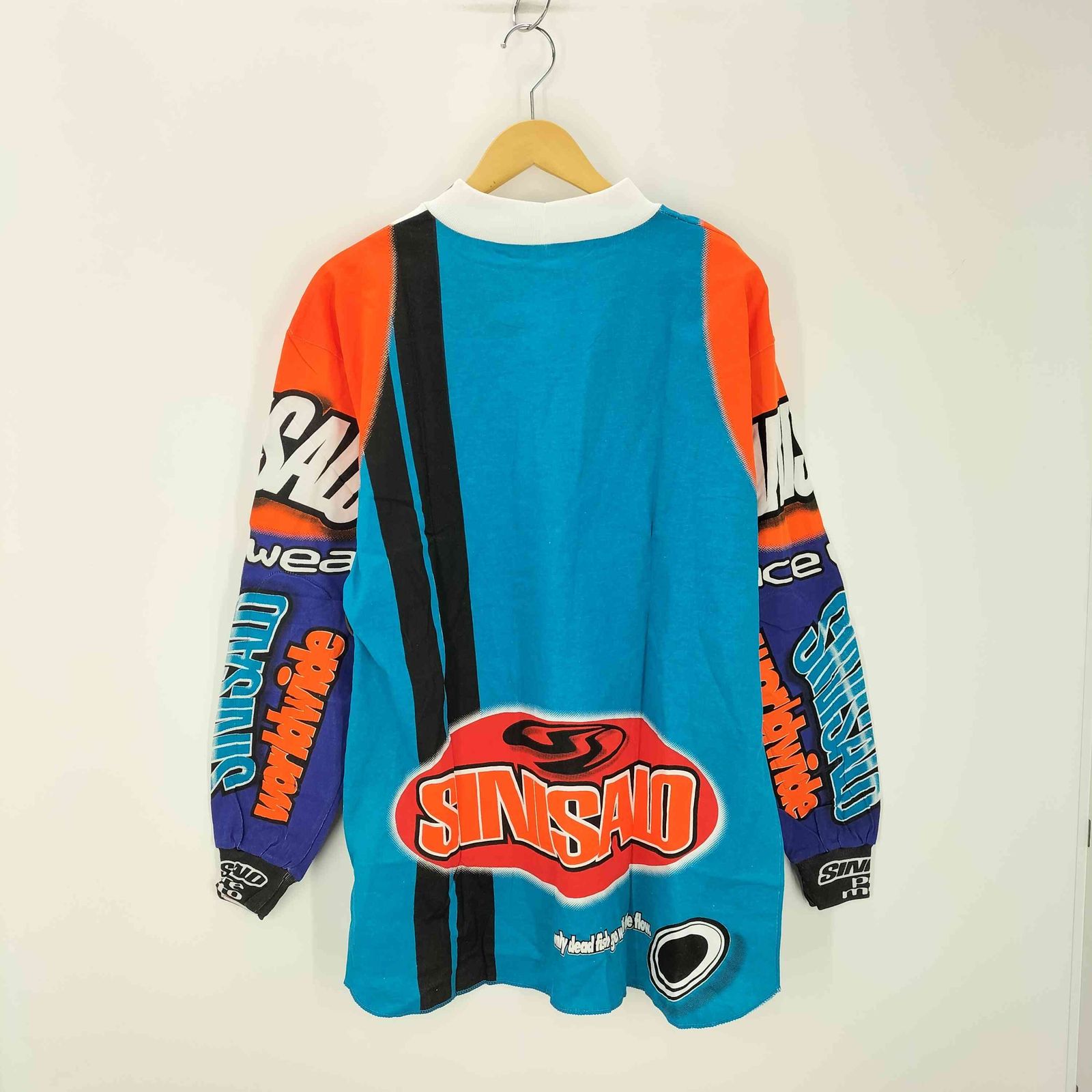 90s 90s フィンランド製 シニサロ 長袖Tシャツ ロンT バイク