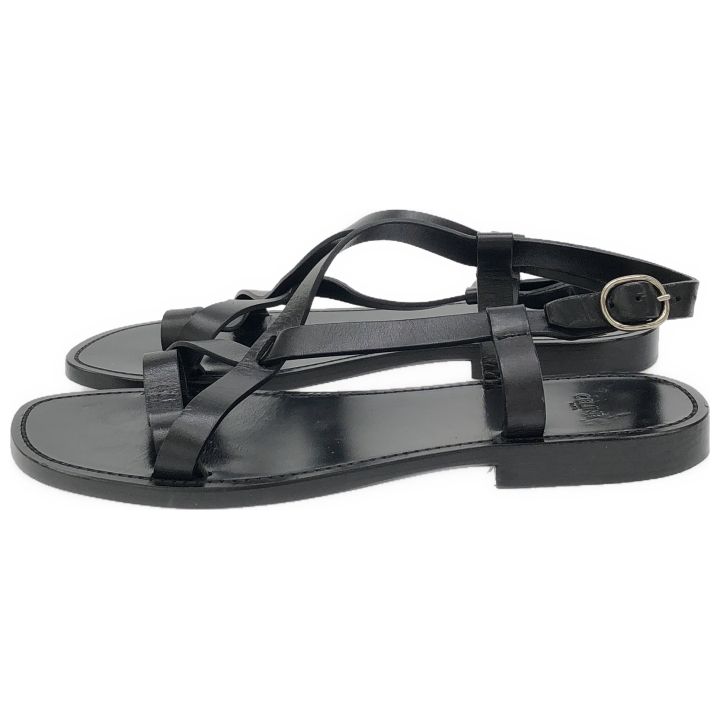 CELINE ストラップサンダル メンズ ブラック 40