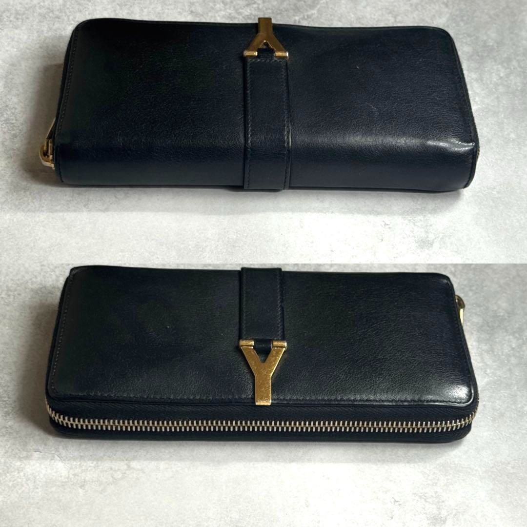 【再入荷】 付属品完備】 YSL サンローラン / Yラインジップアラウンド 小物