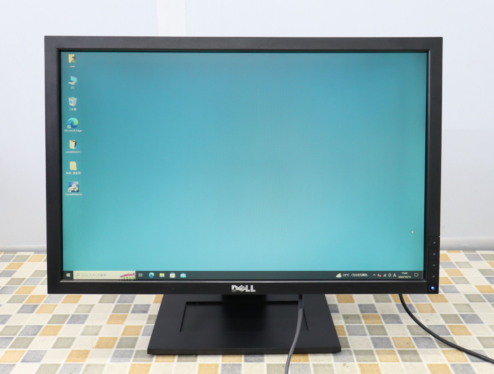 △動作確認済み ｜22インチ ワイド 液晶モニター｜DELL デル E2210c ブラック｜ ワイドモニター □O3732 - メルカリ