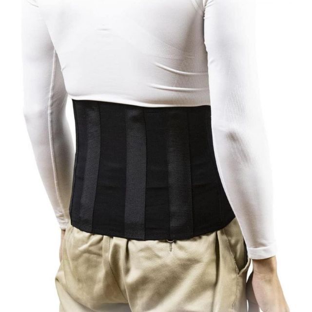 アトリエケー Rakunina ru ラクニナール ブラック LL RA-001-LL ベルト コルセット 腰ベルト デスクワーク 腰痛 軽減 保護 作業衣料