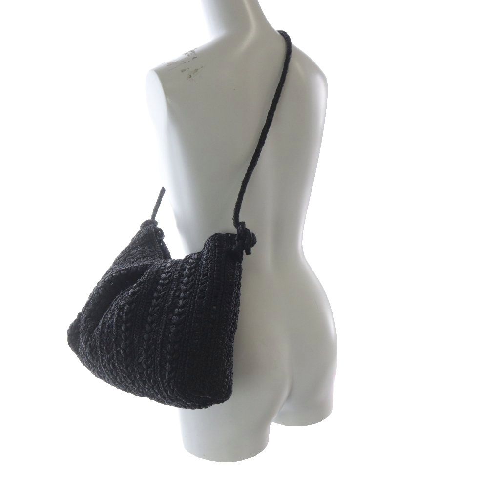 美品　MAISON N.H PARIS　ラフィア　ショルダーバッグ メゾンエヌアッシュパリ MAISON NH PARIS VICKY Bag ラフィア