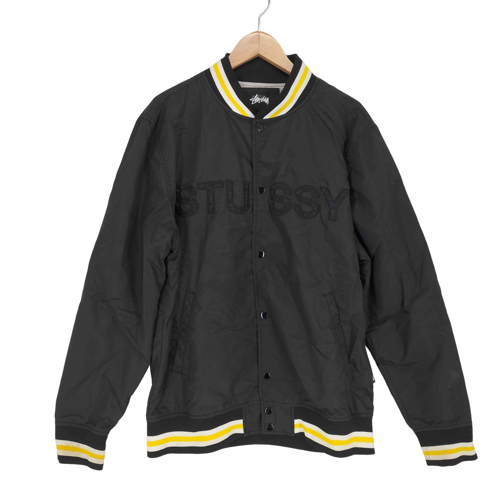 ステューシー Stussy SSリンク ロゴ刺繍ナイロンスタジャン メンズ JPN：M 