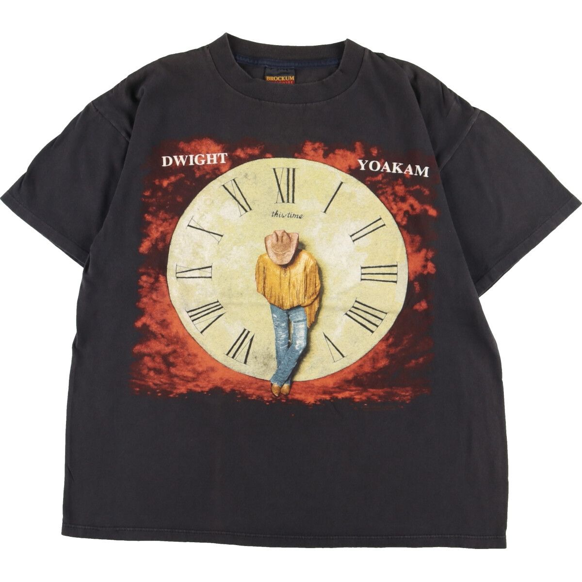 古着 90年代 BROCKUM DWIGHT YOAKAM ドワイトヨアカム 両面プリント
