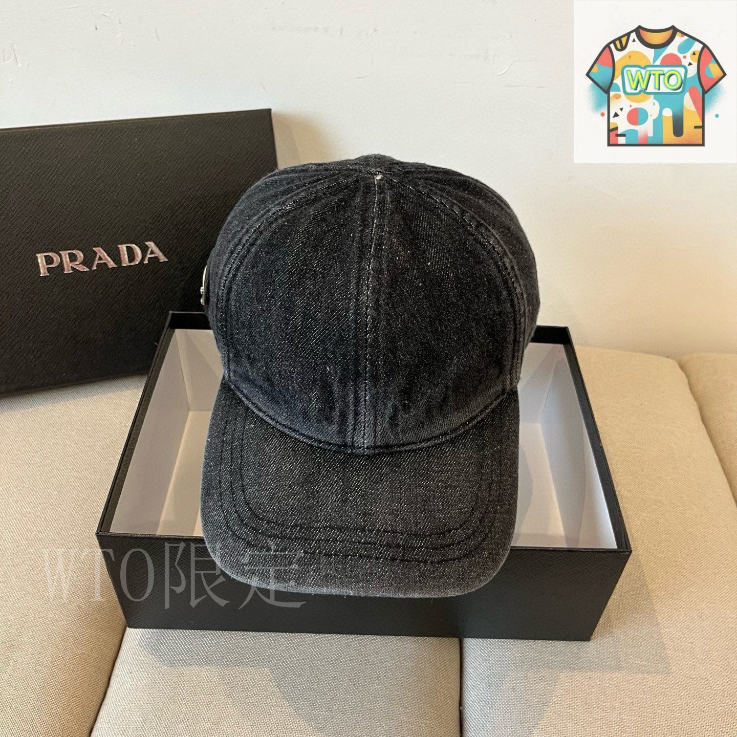 ⭐未使用級大きいサイズ⭐PRADA　ベースボールキャップ　ネイビー　刺繍 楽天市場】プラダ（柄刺繍）（帽子｜バッグ・小物・ブランド雑貨