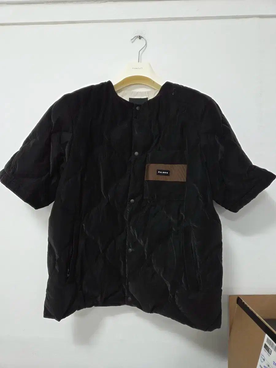 マルボンゴルフ MALBON GOLF 半袖 キルティング ダウン ブラック 2xl 110