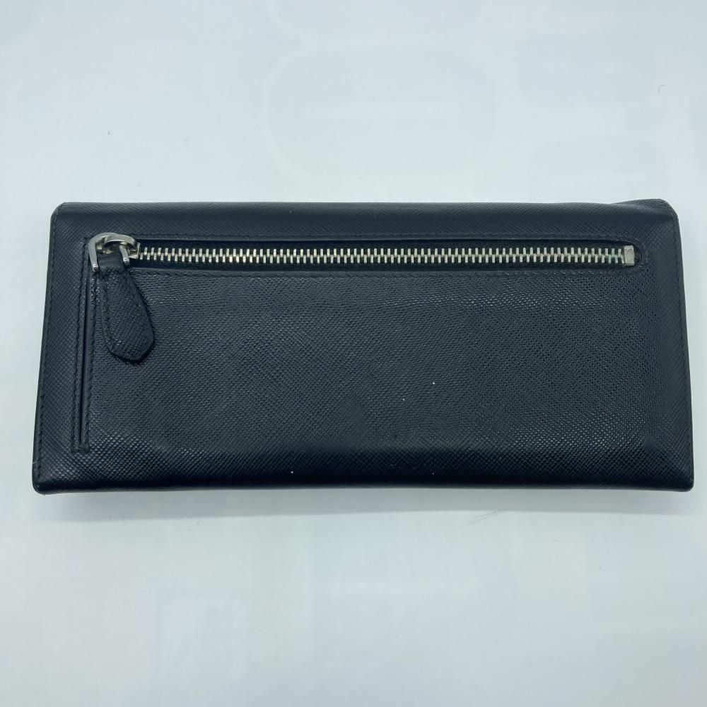 中古】PRADA サフィアーノ 二つ折り長財布 ブラック プラダ[19] 楽天