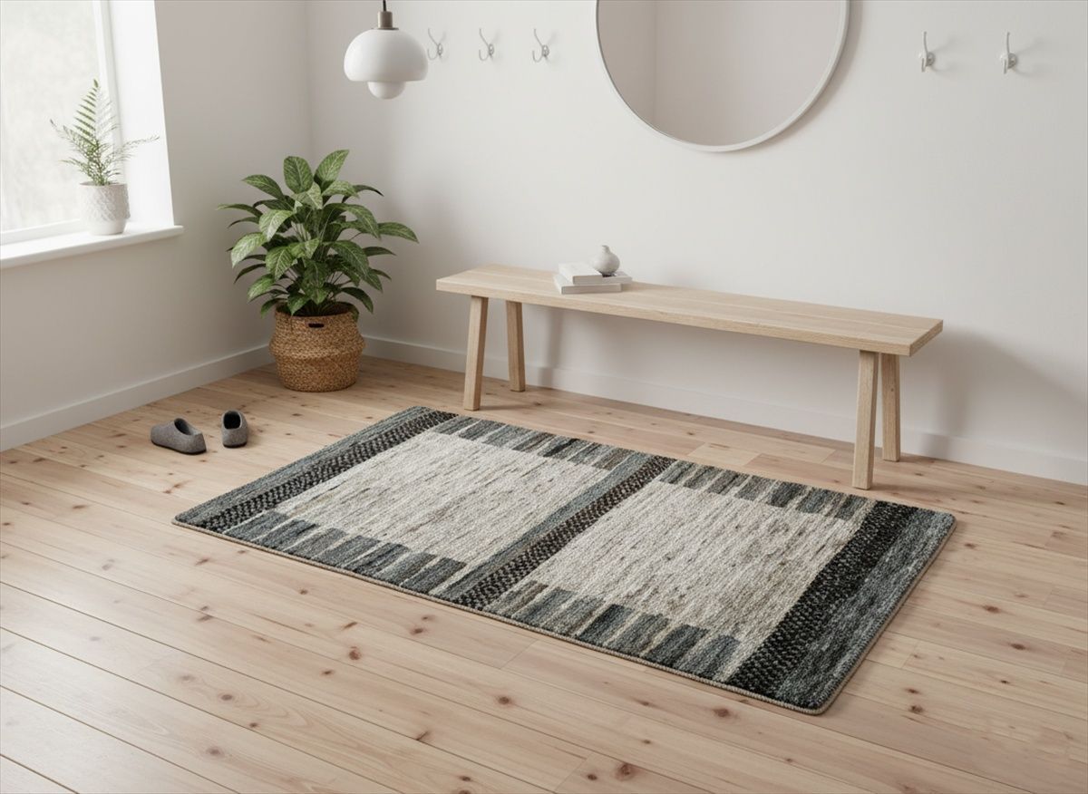 無染めのウール 91x63cm