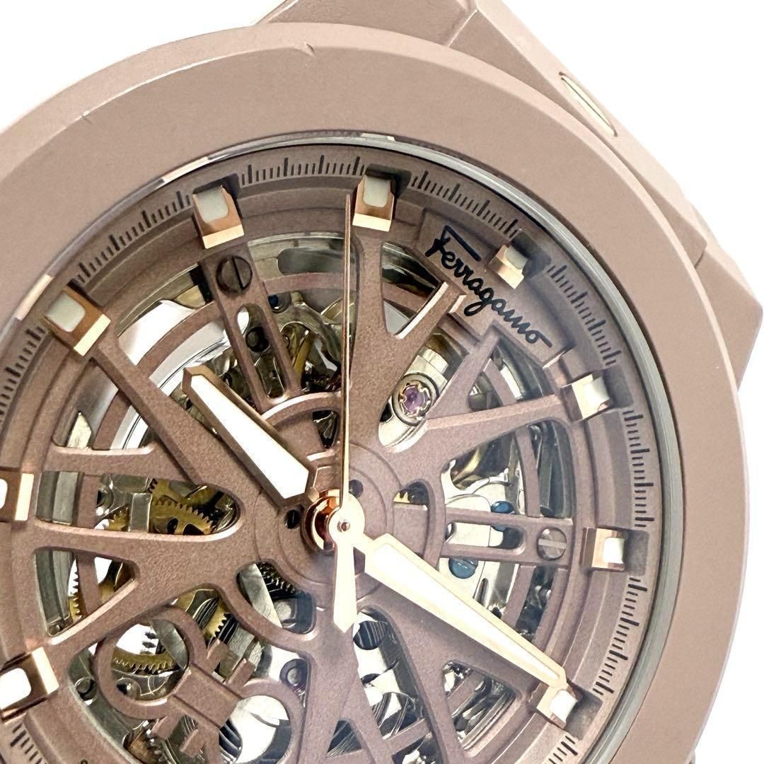 定価36万】フェラガモ ユニセックス F-80 スケルトン 腕時計 自動巻き  