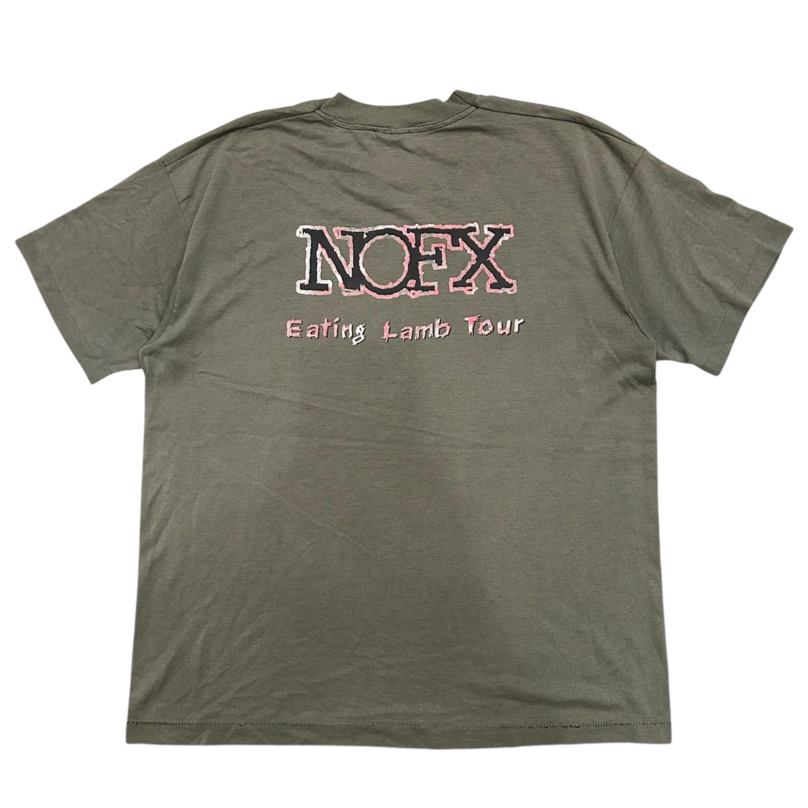 着やすいカラー】90's NOFX T-shirt【Eating Lamb Tour】 - メルカリ