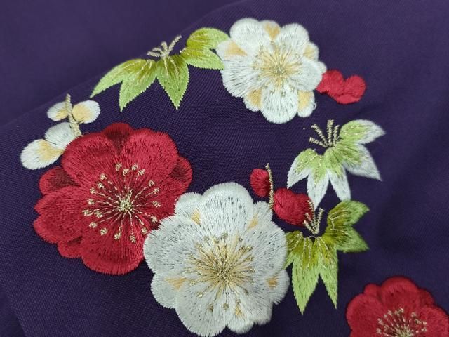 平和屋着物○女性 行灯袴 総刺繍 桜 暈し染め 金糸 洗える着物