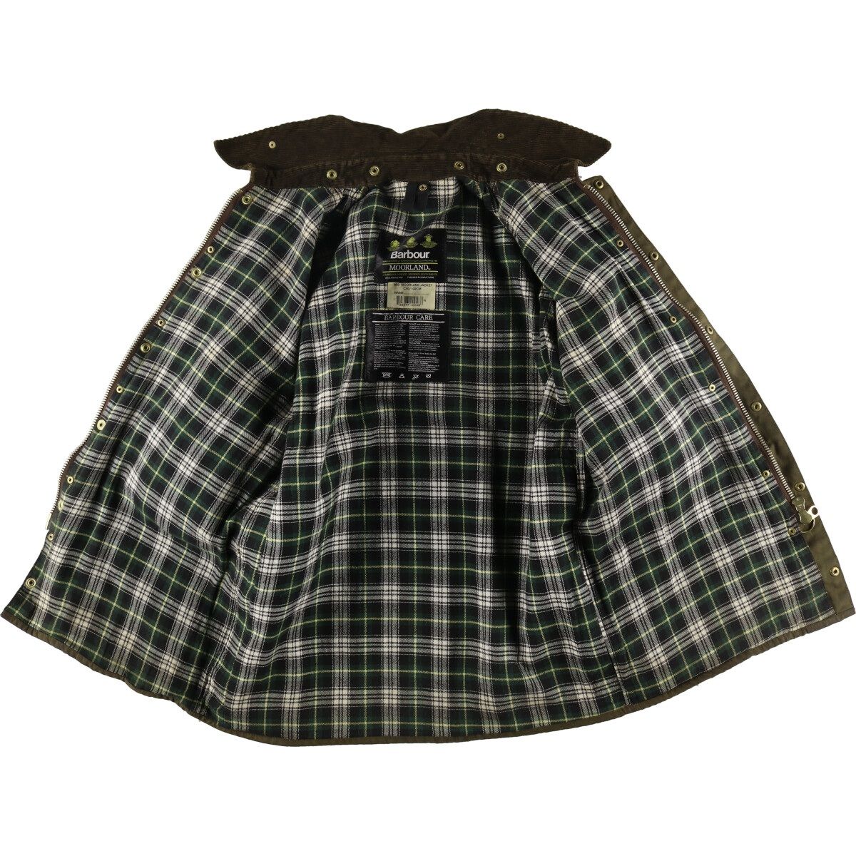 古着 90年代 バブアー Barbour MOORLAND ムーアランド 旧3ワラント 