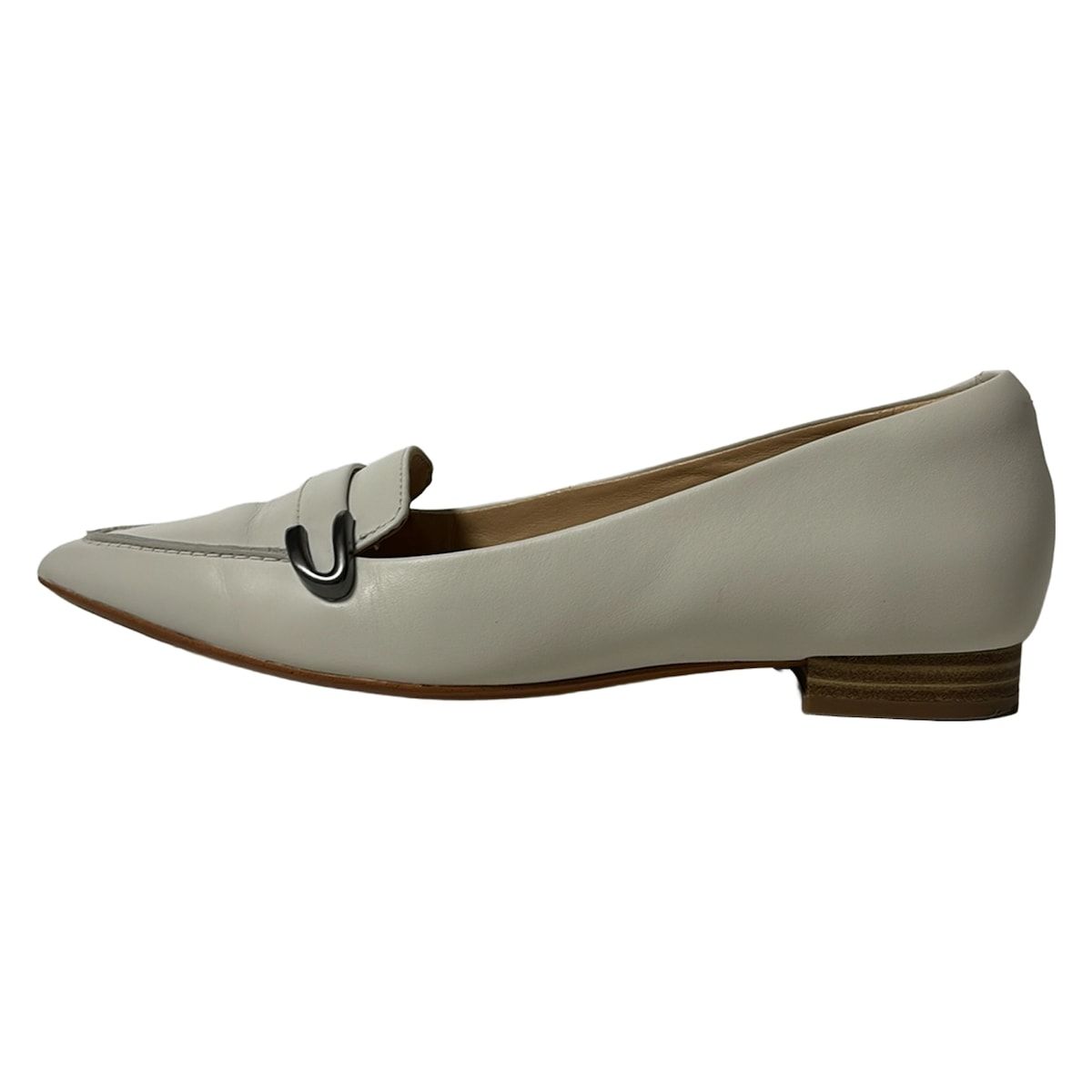 Clarks クラークス フラットシューズ 7 1|2 レディース - 白 レザー