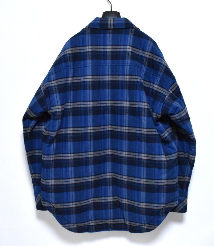 新品 CVTVLIST Drip Check Shirt 2 2201110202 中綿 チェック 