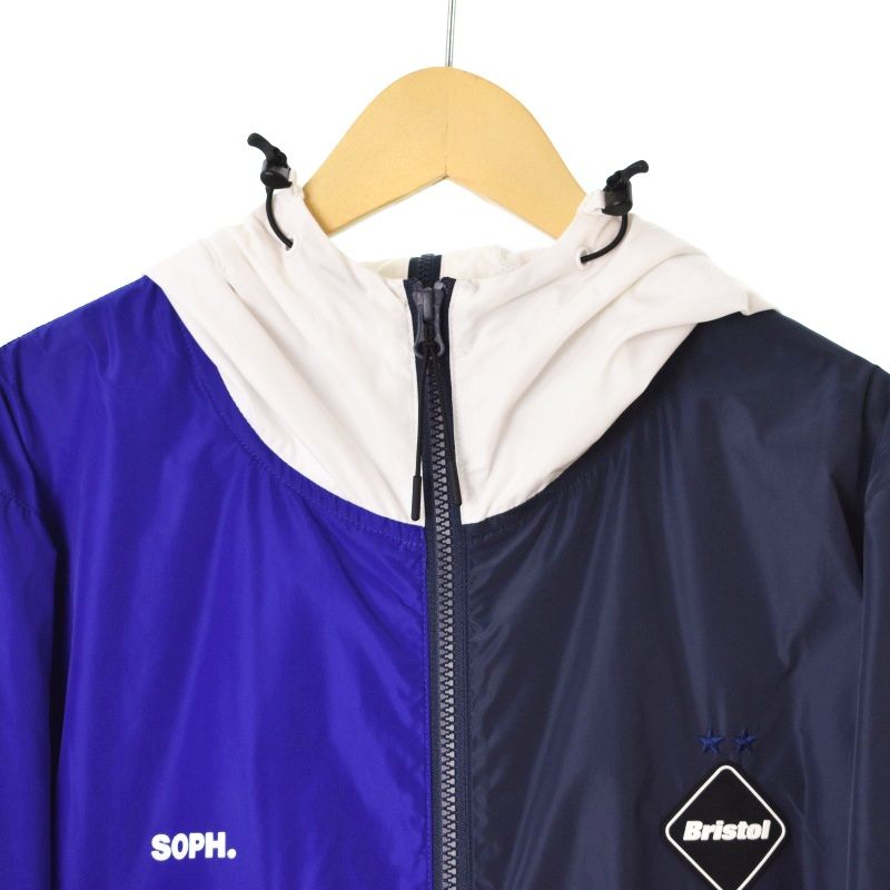 エフシーレアルブリストル F.C.Real Bristol FCRB 19AW SEPARATE PRACTICE JACKET セパレート  プラクティス ジャケット パーカー ジップアップ M 靑 ブルー FCRB-192038 - メルカリ