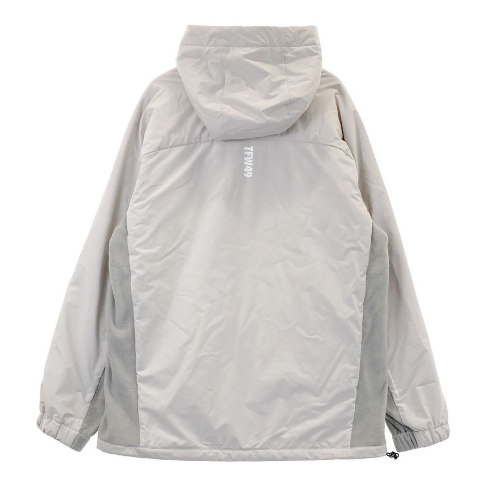 サイズ L TFW49 ティーエフダブリューフォーティーナイン フード付 中綿ブルゾン フリース切替 グレー系 240101478692 ゴルフウェア メンズ ストスト