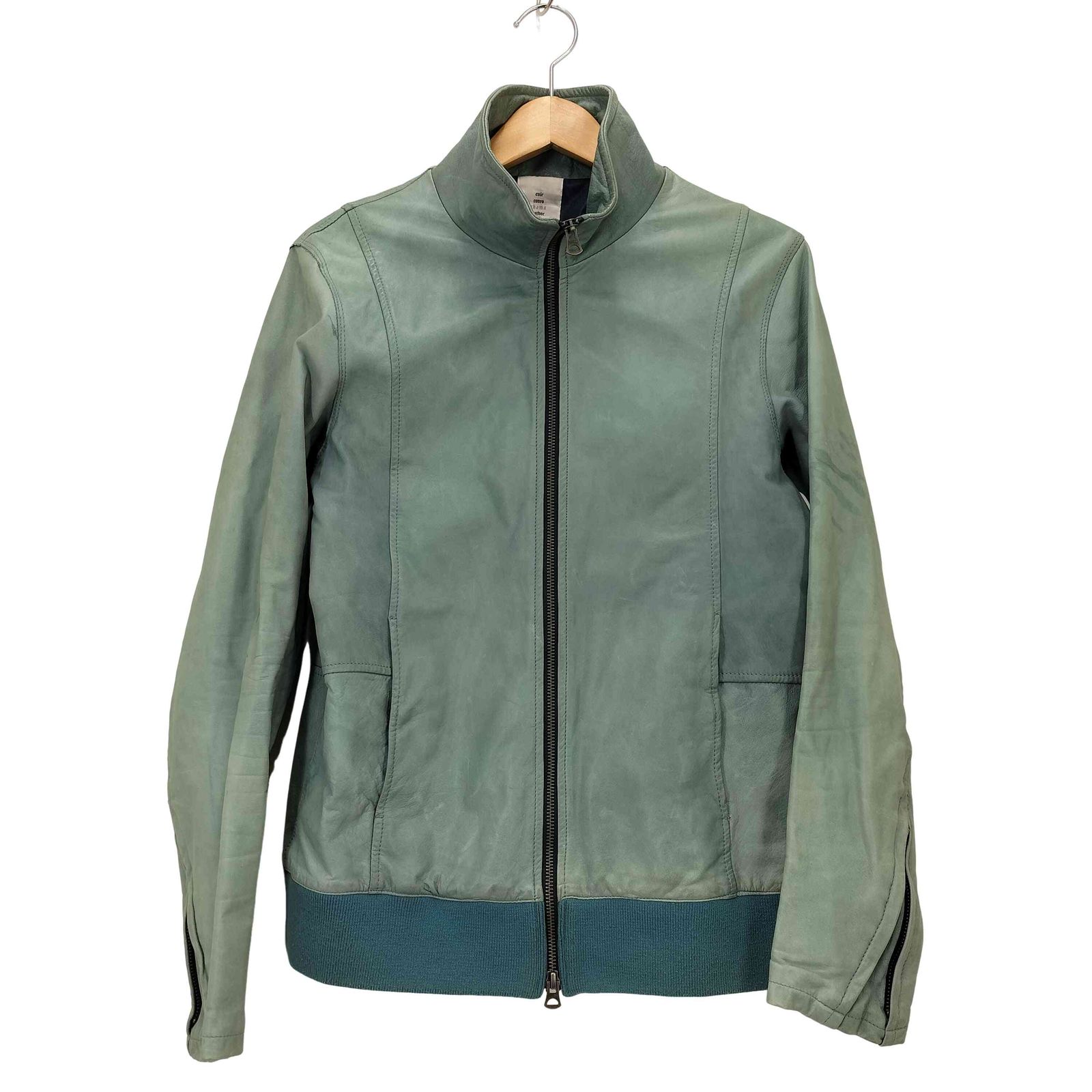Shamaシャマ　シングルレザージャケット　ヌバック　　ベージュ　サイズ42 Shamaシャマ シングルレザージャケット ヌバック ベージュ