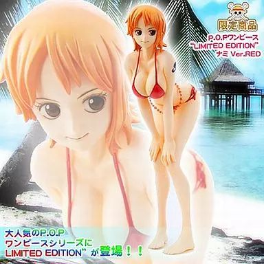中古】フィギュア ナミ Ver.RED LIMITED 「ワンピース」エクセレント