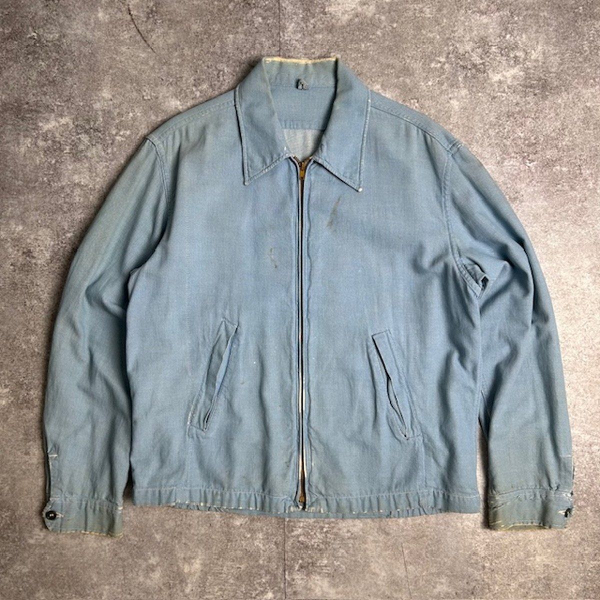 50 s 60 s unknown コットンジャケット TALON ヴィンテージ ワークジャケット 50s 60s