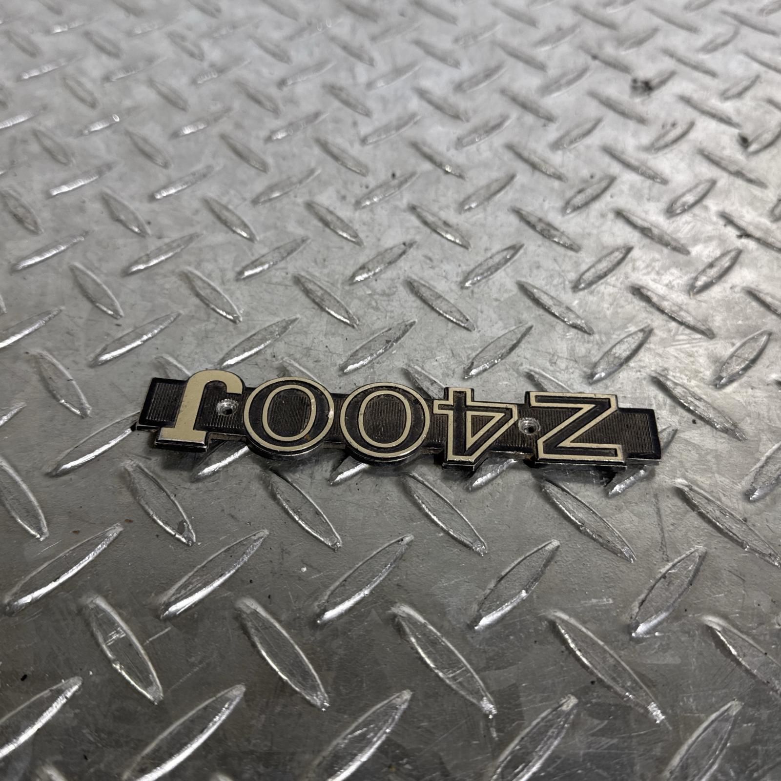 当時物 純正 Z400J 右サイドカバー 0087 検) Z400FX Z500FX Z550FX 