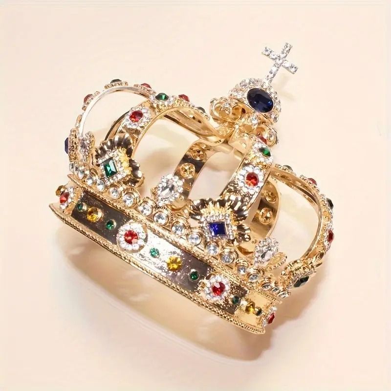 オブジェ ヘアアクセサリー 王冠 金合 ヴィンテージバロック