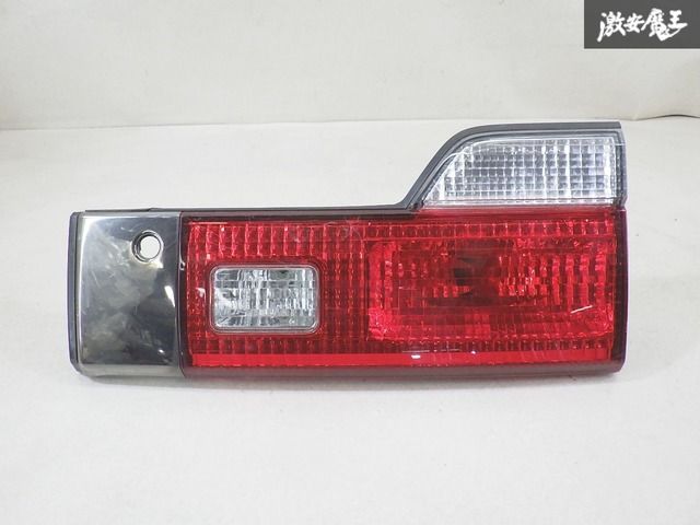 【レンズ割れなし】 日産 純正 WGNC34 ステージア 後期 テール ランプ ライト フィニッシャー のみ 片側 メッキ ICHIKOH 4855 棚8-1