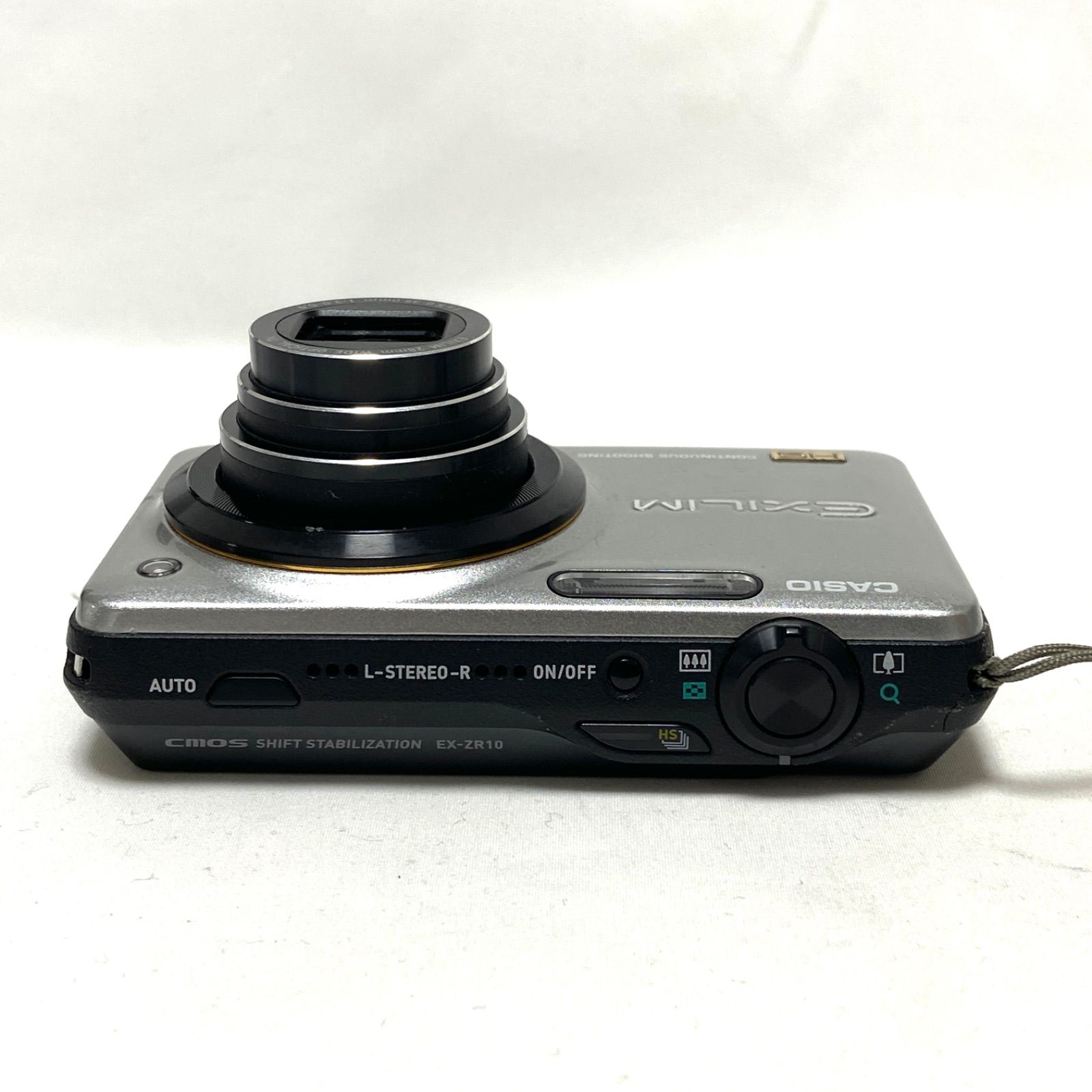 CASIO EXILIM EX-ZR10 シルバー 訳あり カシオ エクシリム コンパクト 