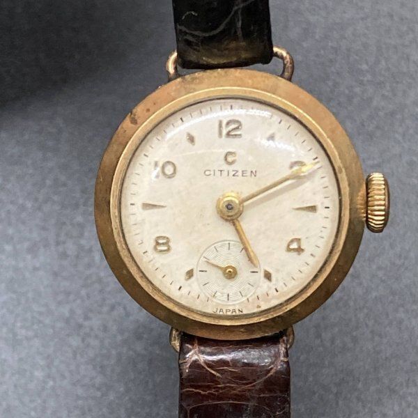 腕時計　14k gold filled E200 不動 CITIZEN シチズン TOP 14K GOLD FILLED STAR 8707084