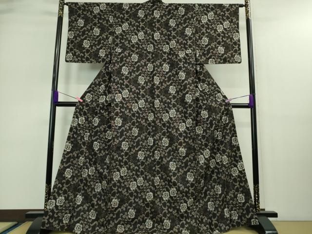 平和屋着物 上 本場大島紬 9マルキ 花唐草文 DZAA9123kh5 MERCADOAVALIA_COM_BR